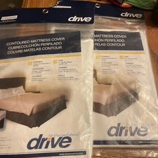 2 DRIVE Mattress Covers 15010 80"x 36" Extend Mattress Life New  Sealed Packages