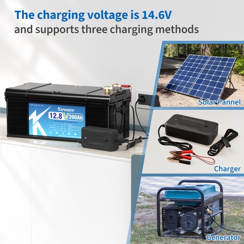 LiFePO4 Lithium Leisure Battery 12V 24V 100 300AH BMS RV Solar 20000+Cycles - Picture 71 of 83