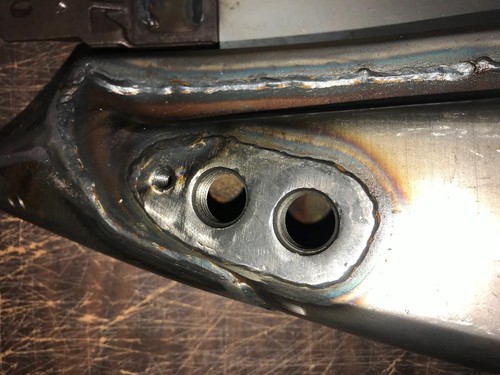 V-Twin Manufacturing 2 in. Stretch 5.5 Gallon Gas Tank P/n # 38-0380 tiny dent - Picture 8 of 11