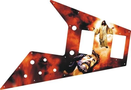 Gibson Flying V Pickguard '67 Re-Issue Guitar Custom Graphical Resurrection Red