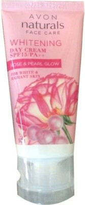 AVON Whitening Day Cream Rose & Pearl Glow (50 g) free shipping