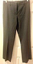 Women’s PRADA Italy Brown Gray Dress Pants Size 6 Designer Trousers 40 Italian