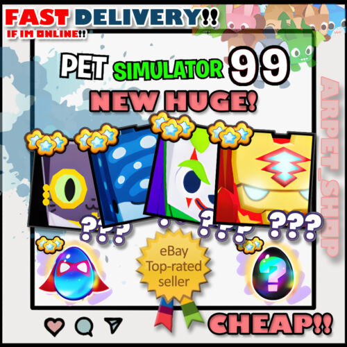 PET SIMULATOR 99 - PS99 - PET SIM 99 | Huge - Gems - Pets - Enchants - CHEAPEST! - Picture 1 of 242
