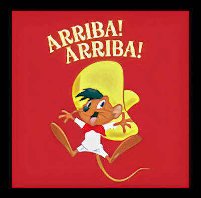 Arriba! Arriba! Speedy Gonzales Fast Run Mouse Character Fridge MAGNET