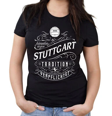 Mein leben Stuttgart Girlie Shirt | Sport | Stadt | Fussball | Frauen | Front - Bild 1 von 2