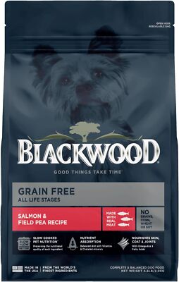 Blackwood Grain Free Dry Dog Food Salmon & Field Pea 4.5lb Pack of