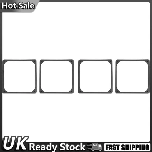2pcs 120x120mm Anti Vibration Silicone Rubber Fan Gasket for PC Case Fan Hot