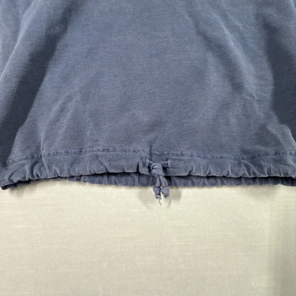 Sudadera Columbia Vintage Mujer Mediana Azul Cordón Cintura EE. UU. Manga Larga Foto 3 de 4