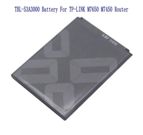 3000mAh TBL-53A3000 Replacement Battery For TP-LINK M7450 M7650 WIFI Router - Zdjęcie 3 z 5