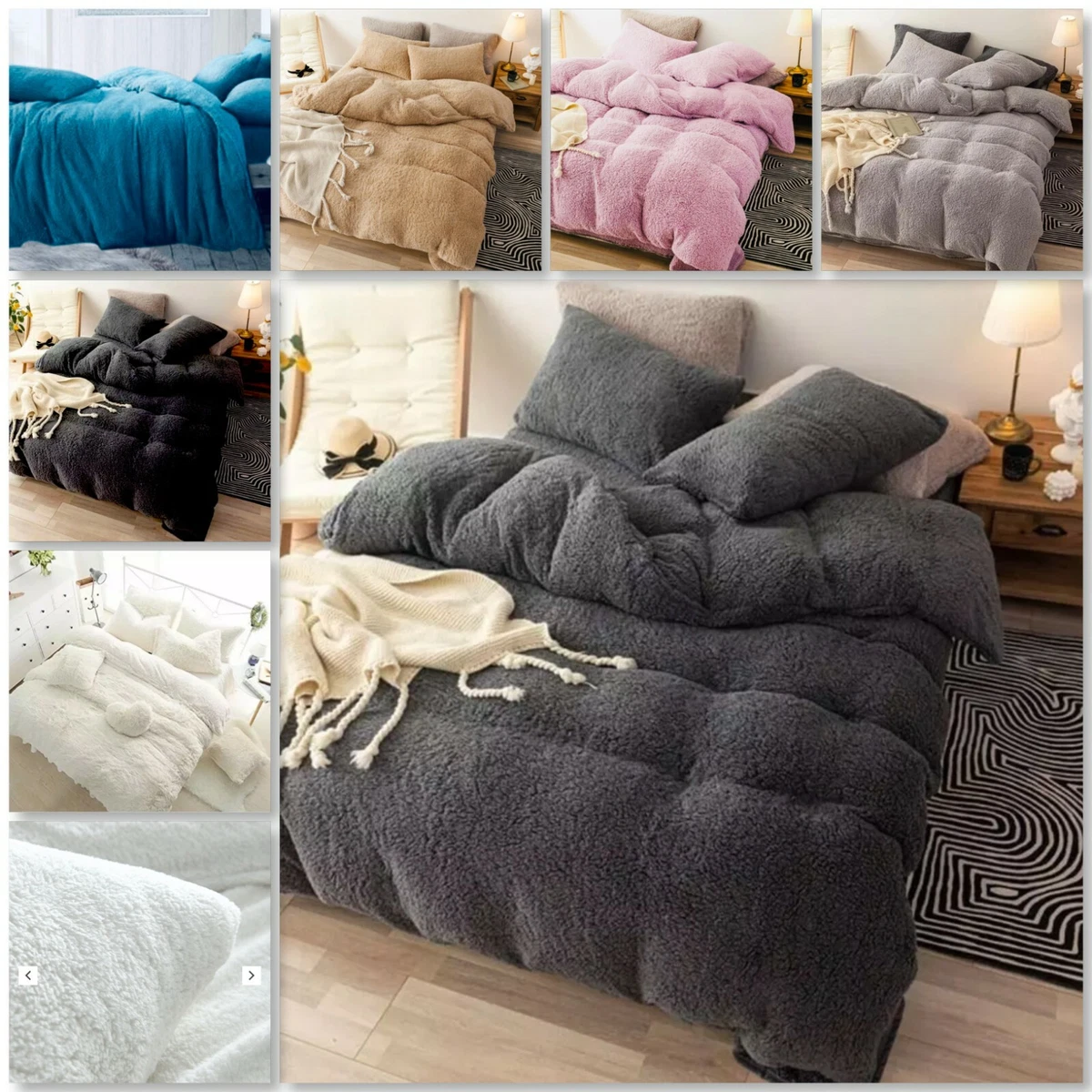 Temmen legaal Corroderen Teddy Bear Fleece Duvet Cover Set Pillow Case Sherpa Thermal Warm Soft Bedding | eBay Temmen legaal Corroderen Teddy Bear Fleece Duvet Cover Set Pillow Case Sherpa Thermal Warm Soft Bedding | eBay