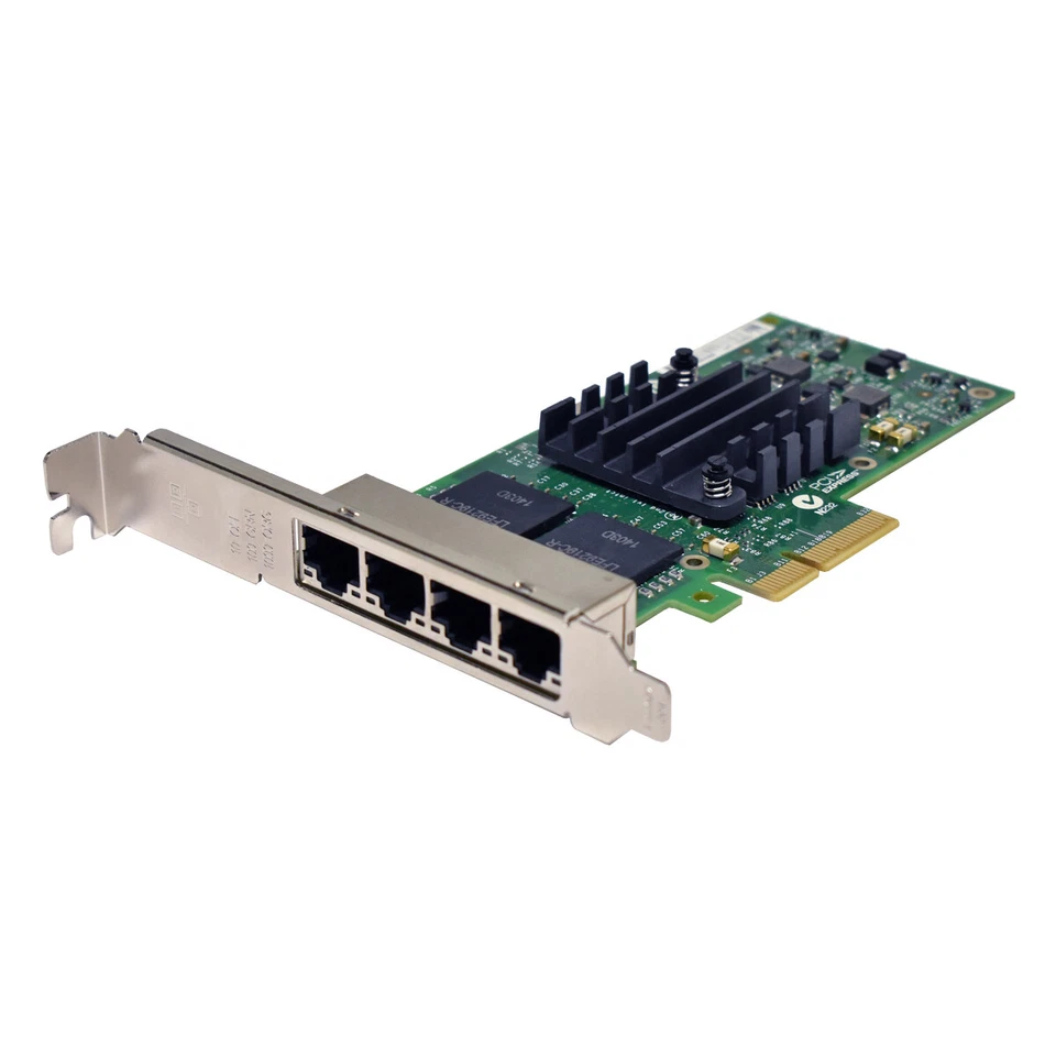 Intel I340-T4 4-Port PCIex4 Gigabit Ethernet Network Card E1G44HTG1P20 111-01034 - Bild 2 von 3