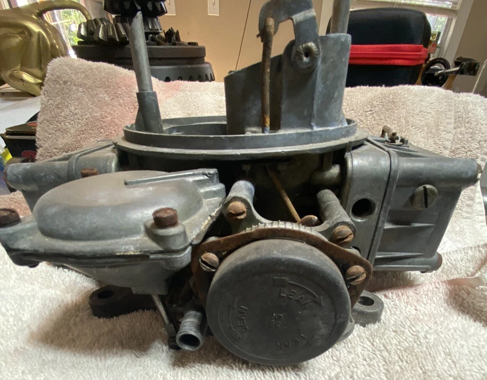 Holley EDC F 1958 Ford 332 FE V8 Carburetor Edsel Galaxy Fairlane Thunderbird - Image 3 of 4