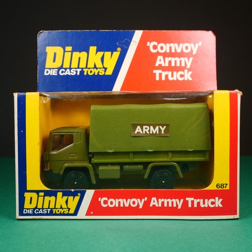 MILITARY - DINKY 687 - CONVOY ARMY TRUCK - BOXED - VINTAGE - BC