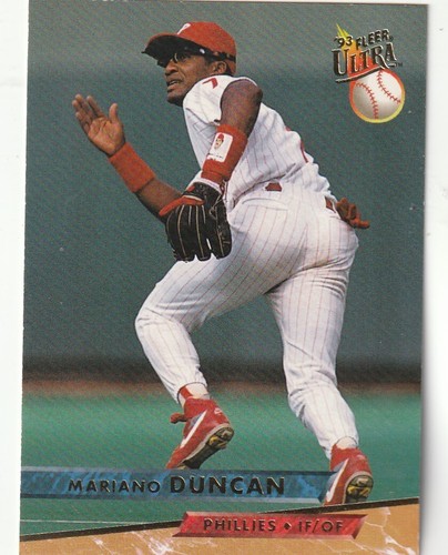 1993 Fleer Ultra Mariano Duncan #87 card