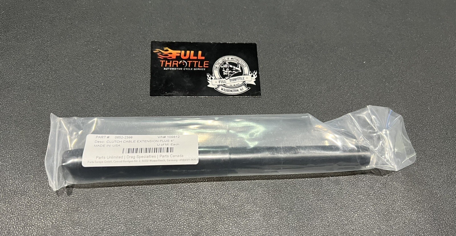 Clutch Cable Extension 4” 06522398 eBay