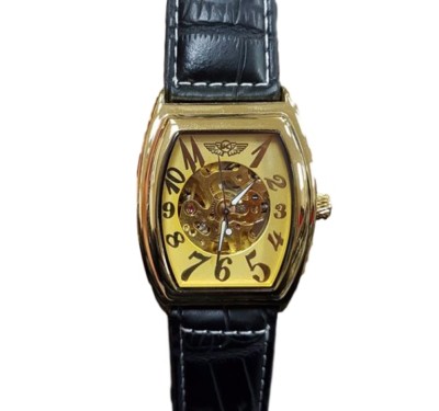 Armbanduhr Yk G8553 Unisex Analog Automatik Elegant Mode Gold lac