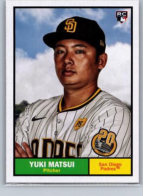 2024 Topps Archives Yuki Matsui - Rookie #4 San Diego Padres