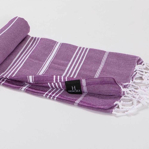 Hencely Striped Beach Towel – Lightweight Cotton Towel for Travel & Pool - Bild 108 von 206