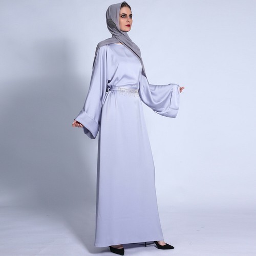 Ramadan Kaftan Abaya Muslim Women Long Dress Maxi Robe Dubai Party Gown Abayas - Picture 95 of 220