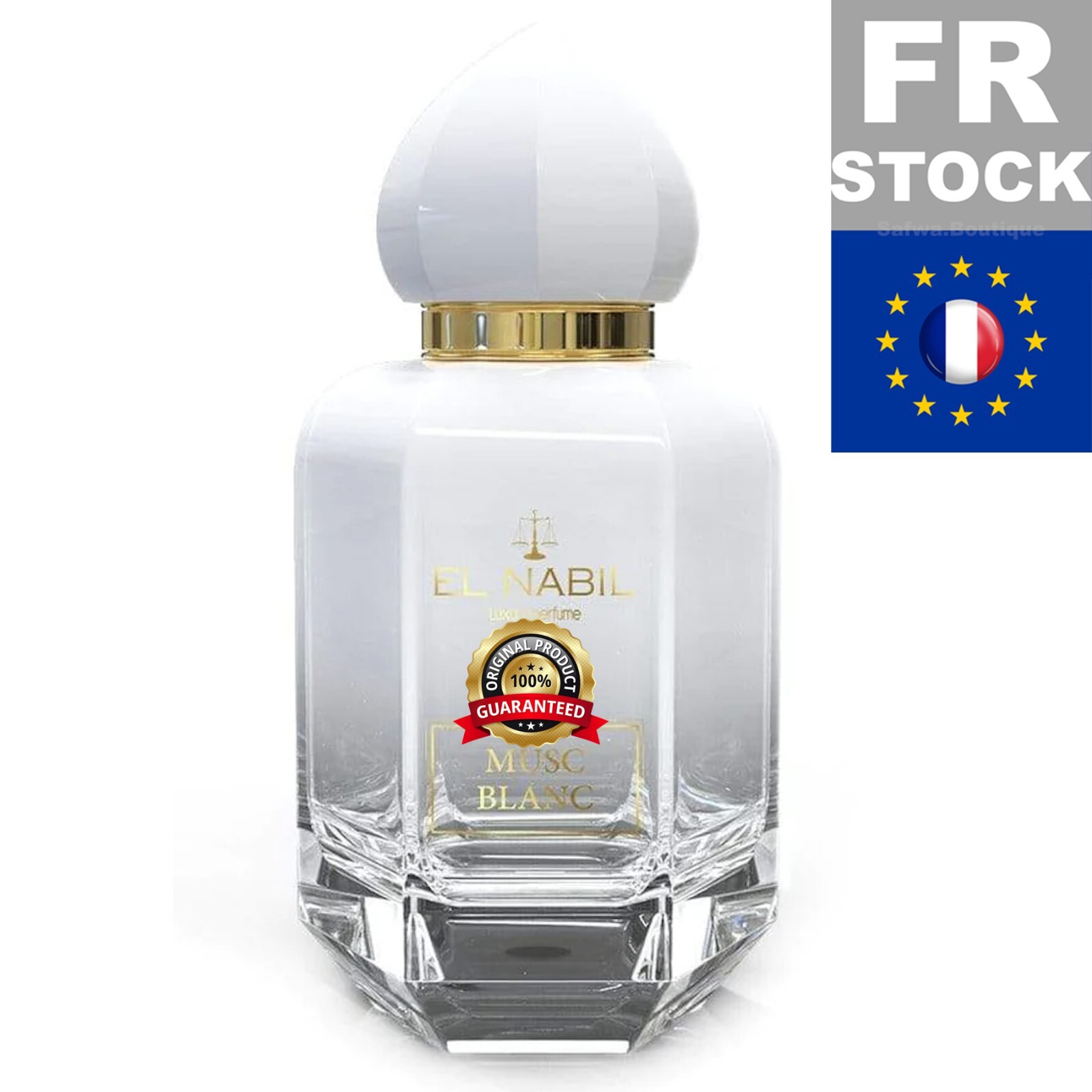 Musc Blanc El Nabil eau de parfum 65mL pour homme et femme