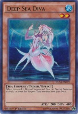 Yugioh! LP Deep Sea Diva - DUSA-EN079 - Ultra Rare - 1st Edition Lightly Played,