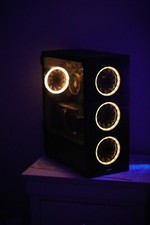 RGB Gaming PC - RTX 3050, Ryzen 5 5600x, 16GB DDR4 Ram, 512GB Nvme M.2 SSD