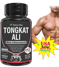 Tongkat Al Longjack Pasak Bumi Grade A ROOT EXTRACT SUPPLEMENT 200:1 60 capsules