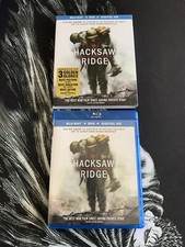 Hacksaw Ridge W/ Slipcover Blu-ray  DVD Discs Mel Gibson Andrew Garfield