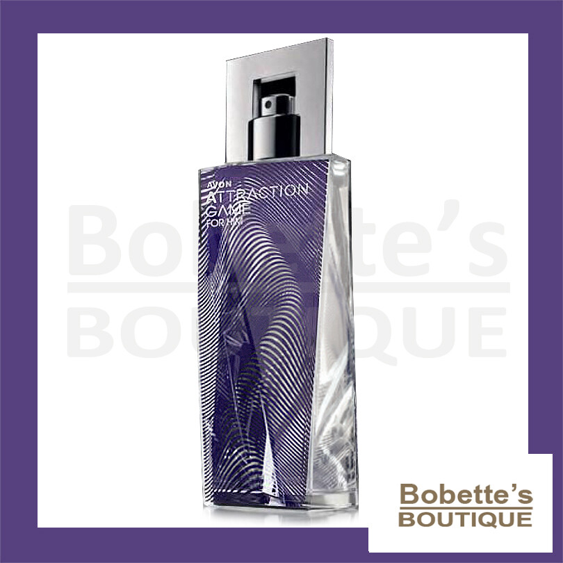 Eau de Toilette Avon Attraction Game pour Lui vaporisateur de 75 ml
