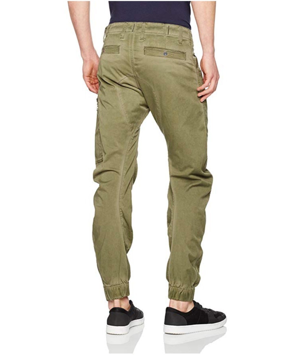 G-Star Powel 3D Tapered Cuffed DK Shamrock/Forest Night Olive Dye