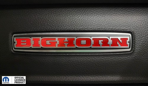 2019-2025 Ram 1500 Bighorn Dash Inlay Emblem Decal Vinyl Sticker Dodge - Picture 4 of 6