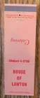 SAN FRANCISCO, CALIFORNIA MATCHBOOK COVER: HOUSE OF LAWTON CATERING MATCHCOVER E