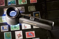 Hand Held LED Illuminated Magnifier 10X Adjustable Focus All Purpose Lighthouse