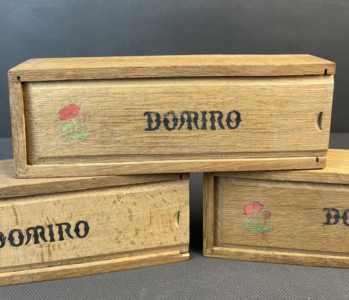 Domino Spiel Holz Handgemalt Blumen Erzgebirge ? Ca. 1930/50 Ges. geschüzt. - Bild 3 von 7