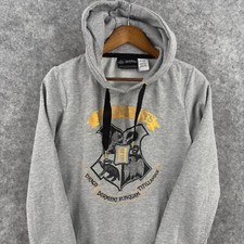 Universal Studios Harry Potter Hogwarts Hoodie Youth Pullover Gray Medium