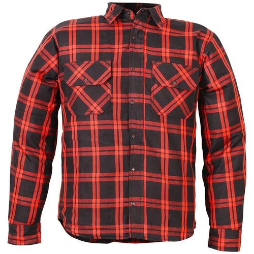 Duchinni Child Redwood Motorcycle Armoured Shirt Black Red