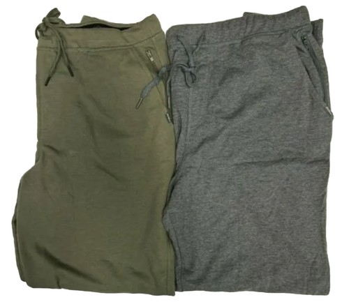 Eddie Bauer Mens 2-Pack Lounge Green And Black Joggers Size XL - Picture 2 of 6