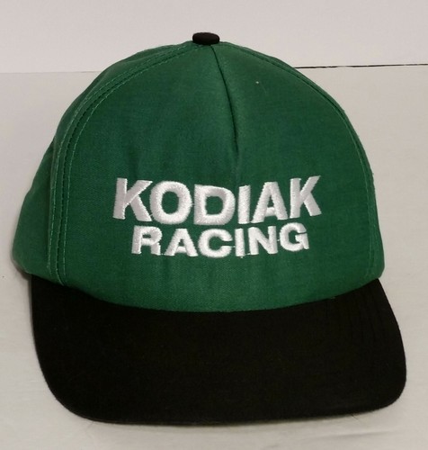 Vintage Green Kodiak Racing Hat Snap 
