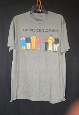 Ripple Junction Arrested Development Promo Fox T-shirt Gray Size L