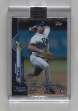 2020 Topps Clearly Authentic Auto Black /75 Brendan McKay #CCA-BM Auto 19wd