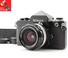 [N MINT] Nikon F2 Eye Level Black Film Camera 24mm F2.8 Lens JAPAN S/N 790xxxx