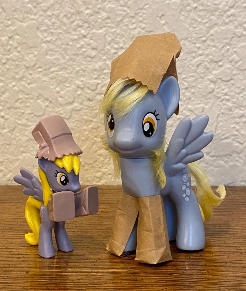 My Little Pony G4 DERPY HOOVES NOCHE DE PESADILLA PERSONALIZADO con Vitrina TOTALMENTE NUEVA Foto 2 de 4