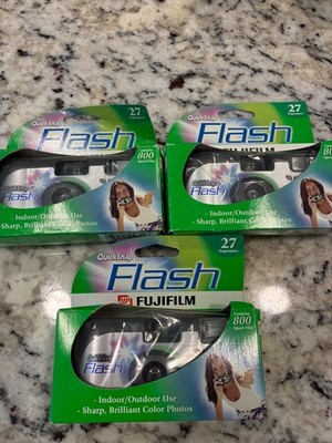 FujiFilm Quick Snap Flash Camera 27 Exposures EXPIRED 12-2006
