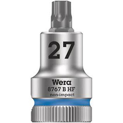 Wera Tool 8767 B HF Torx Zyklop 3/8'' Drive Torx Bit Socket, T27