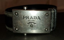 NWOT PRADA MENS BELT SIZE MEDIUM MADE IN ITALY 100% AUTHENTIC