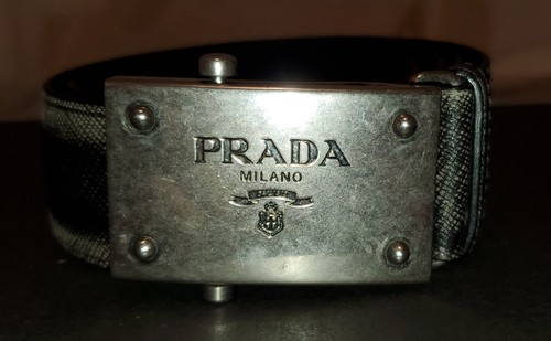 NWOT PRADA MENS BELT SIZE MEDIUM MADE IN ITALY 100% AUTHENTIC