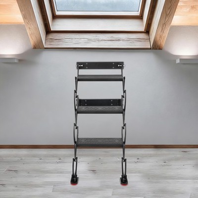 Ladder Telescoping Step Ladders Folding Retractable Folding Stair Wall Mounted
