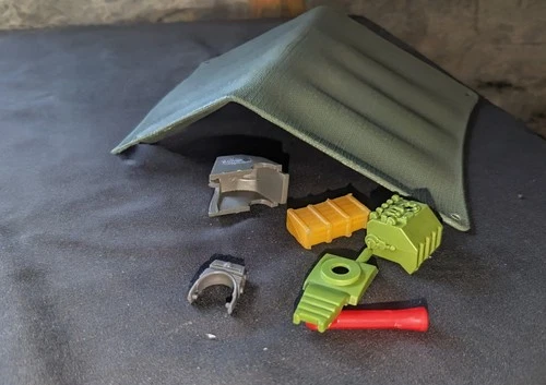 GI Joe Bivouac Outpost Tent Canopy Figure Accessory 1989 – With Extras