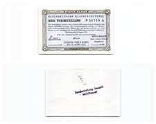 (b78152a1108)   s&uuml;ddeutsche Klassenlotterie , lotterielos, Fabrikant Silber
