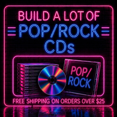 BUY $25 GET FREE SHIP POP ROCK BUILD YOUR OWN COMPACT DISC CD LOT